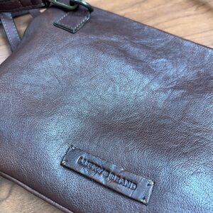 EUC Lucky Brand Brown Leather Womens Crossbody